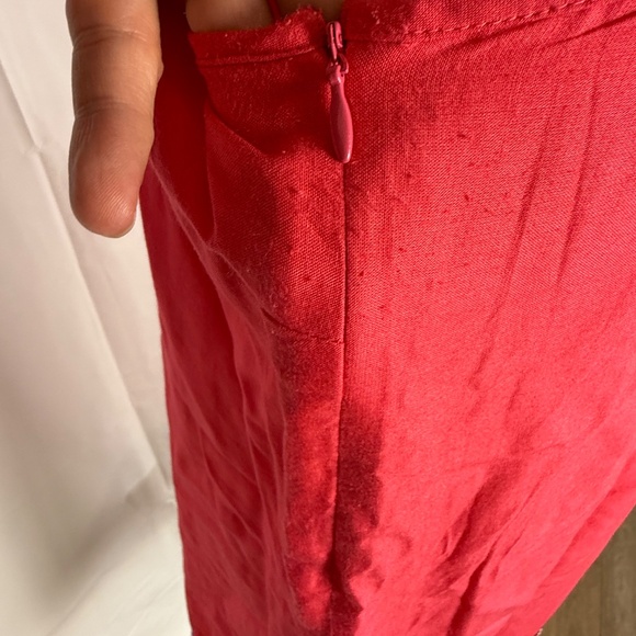 Mud Pie Women's James Sleeveless Shift Dress Pink Embroidered Boho Beach Sz L - Picture 6 of 13